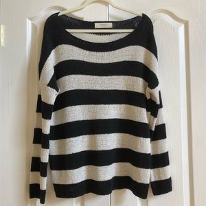 BOGO 50% Zara Knit Striped Sweater Size Large